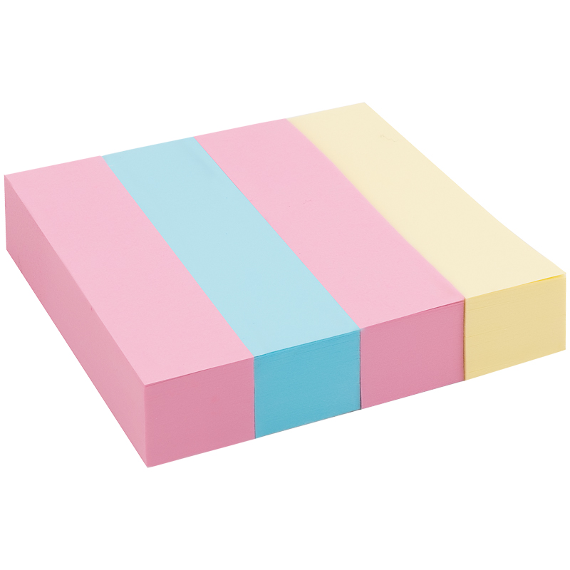 Закладки паперові Axent Delta D3445-01 12х51 мм, 400 штук, пастельних кольорів